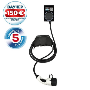 Зарядна станция EVPoint EV7 с 5 метра кабел Тип 2, 7.4 kW